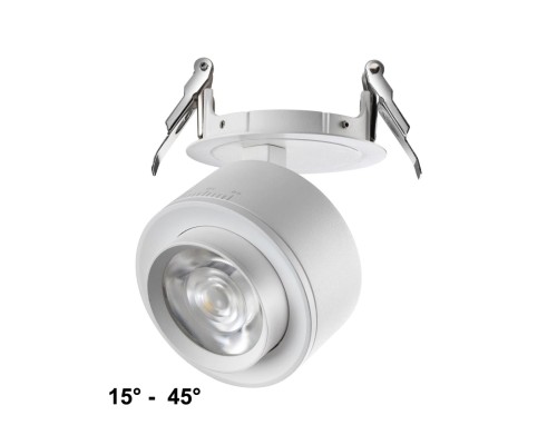 358945 SPOT NT22 белый Светильник встраиваемый светодиодный IP20 LED 4000К 18W 220V EDDY