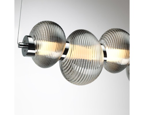 5096/24L L-VISION ODL25 419 хром/дымчатый градиент/металл/стекло Подвес линейный LED 24W 4000K 1948Лм BRUCO