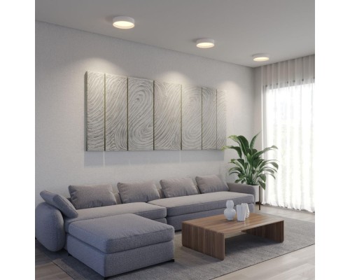 359600 OVER NT25 000 белый Светильник накладной светодиодный с переключ. цв. температуры IP20 LED 36W 220-240V 3000К\4000К\6000К ORBIS