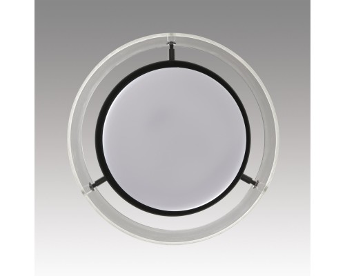 8232/1 COMFI LN25 черный/прозрачный, металл/стекло Подвес LED GX70 1*10W 220V NATALINA