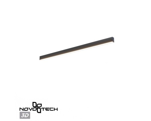 359605 OVER NT25 000 черный Светильник линейный светодиод. с переключ. цв. температуры IP20 LED 40W 220-240V 3000К\4000К\6000К FATTO