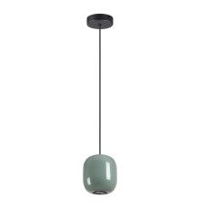 5053/1C PENDANT ODL24 311 черный/зеленый/металл Подвес GU10 LED 4W OVALI