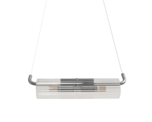 8258/2 SUSPENTIONI LN26 серебро/прозрачный, металл/стекло Подвес G9 2*20W 220V TORONTO