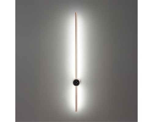 8311/12WL LEDIO золотой, металл/силикон Настенный светильник с диммером LED 12W 3000/4000/7000K 220V BRAM