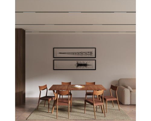 359431 SHINO NT24 126 черный Трековый светильник для низковольт. шинопровода арт. 135179-135180 IP20 LED 10W 48V 4000K 390Лм FLUM