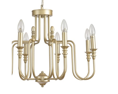 8318/8 CLASSI LN26 шампань/металл Люстра E14 8*40W 220V SUANA