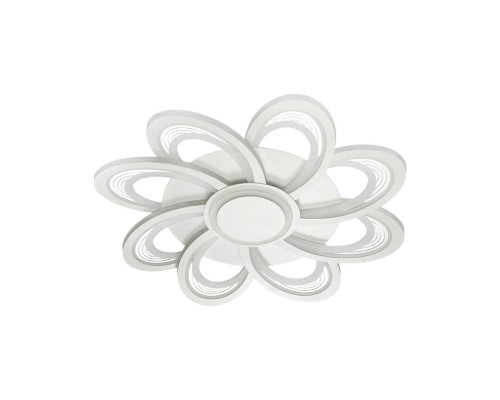 8198/95L LEDIO LN25 белый, металл/акрил Потолочный светильник с пультом ДУ 3000-6000К LED 95W 220V MANILA