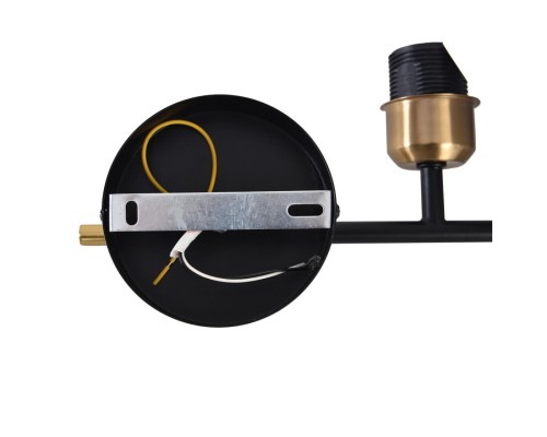 8359/1W CLASSI медь/черный/белый, металл/текстиль Бра E27 60W 240V CLAUDI