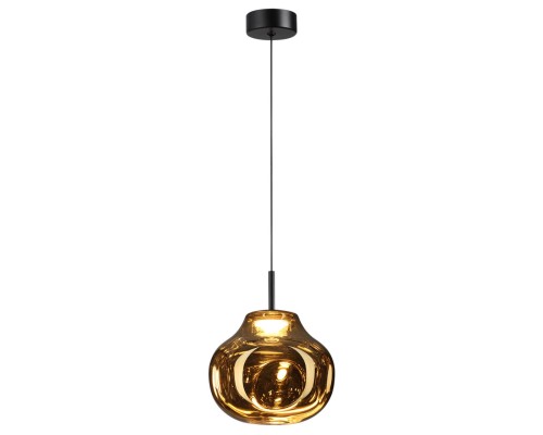 5097/4LA PENDANT ODL25 421 черный/золотой/металл/стекло Подвес LED 4W 4000K 388Лм VASO