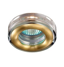Встраиваемый светильник влагозащищенный Novotech Aqua IP54 369881