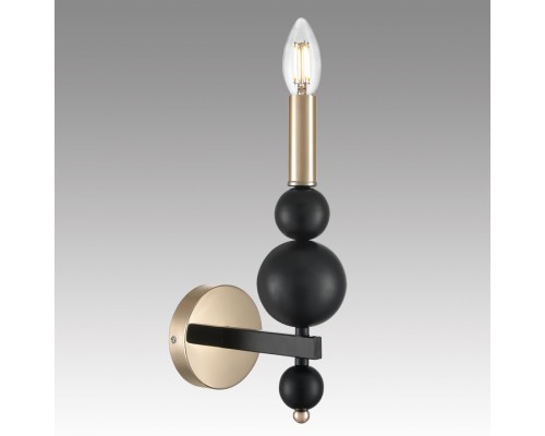 8106/1W MODERNI LN26 черный/золото, металл Бра E14 1*40W 220V NANA