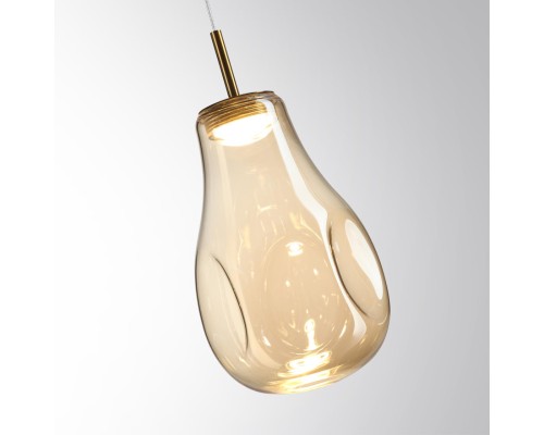 5098/4L PENDANT ODL25 423 античн.бронза/янтарный/металл/стекло Подвес LED 4W 4000K 388Лм NAVE