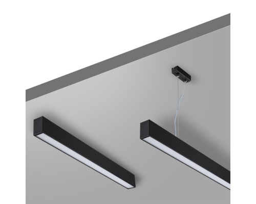 359607 OVER NT25 000 черный Светильник линейный светодиод. с переключ. цв. температуры IP20 LED 60W 220-240V 3000К\4000К\6000К FATTO