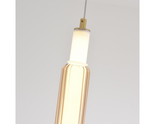 8259/15WCL LEDIO LN26 золото/амбер, металл/акрил/стекло Бра/подвес LED 15W 4000К 220V TRENDY