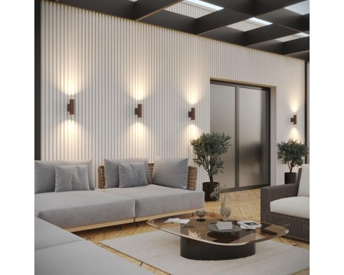 370989 STREET NT25 000 коричневый Светильник ландшафтный IP65 GU10 2*50W 100-240V LANDSCAPE