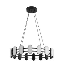 8342/35L LEDIO LN черный/белый металл/акрил Люстра подвесная LED 35W 4000K 220V OVELA