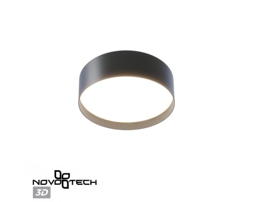 359601 OVER NT25 000 черный Светильник накладной светодиодный с переключ. цв. температуры IP20 LED 36W 220-240V 3000К\4000К\6000К ORBIS