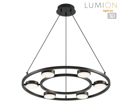 8340/6 MODERNI черный, металл Люстра подвесная GX53 LED 6*7W 220V TORINA