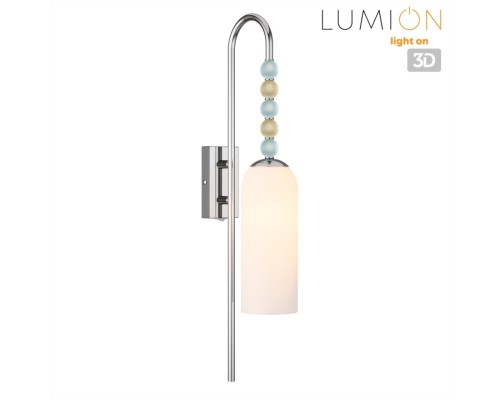 8271/1W NEOCLASSI хром/голубой/желтый/белый, металл/стекло Бра Е14 1*40W 220V TRACY