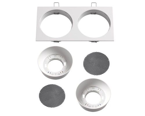 371007 WIR NT25 000 белый Светильник встраиваемый IP20 GX53 12W 220-240V GEMINI