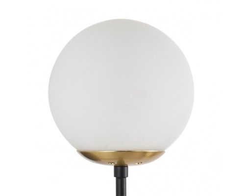 8375/1W MODERNI LN черный/латунь/белый, металл/стекло Бра E27 60W 220V ELRONA