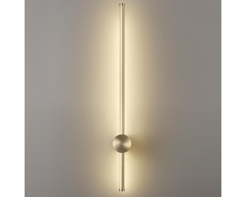 5678/8WLY УЦЕНКА LEDIO LN23 347 золотой Настенный светильник LED 8W 3000K 550Лм 220V BRAM