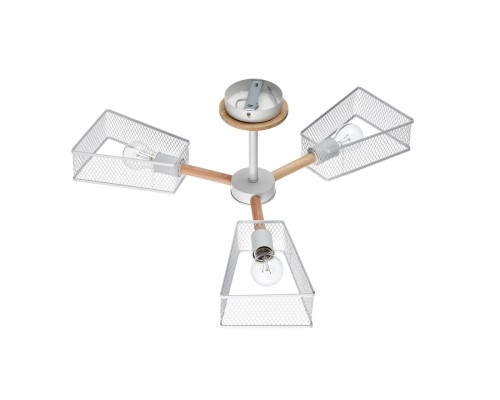 8246/3C COUNTY LN25 белый, металл/дерево Люстра потолочная Е27 3*60W 220V IRMA