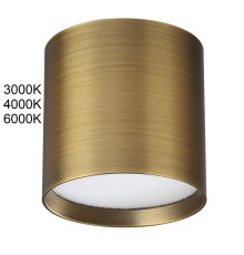 7128/8CL HIGHTECH ODL26 Потолочный светильник бронза/металл IP20 LED 8W 480Лм 3000K/4000K/6000K 120° 220-240V OBEN