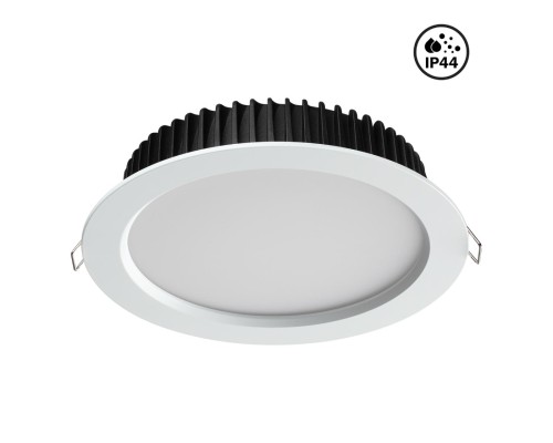 Светильник встраиваемый (драйвер в комплект не входит) Novotech 358306 Drum белый LED 20 Вт 4000K