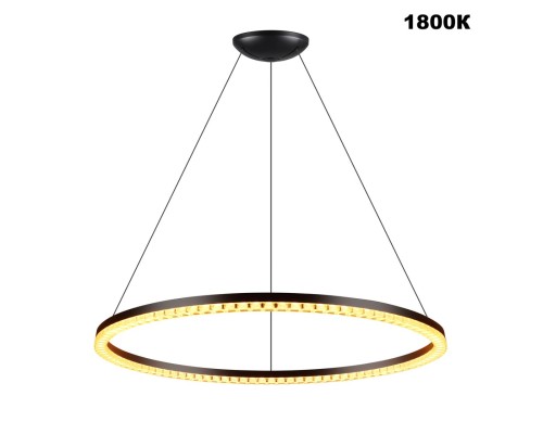 359711 LEDO NT25 000 черный Светильник подвесной диммир. со сменой цв.темпер. (пульт ДУ/прилож. Smart Life) IP20 LED 70W 220-240V 1800-4000К MONILE