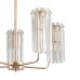 8347/5 CLASSI золото/прозрачный, металл/хрусталь Люстра подвесная E14 5*40W 220V FAVLA