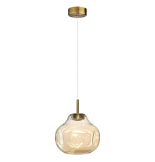 5097/4L PENDANT ODL25 421 античн.бронза/янтарный/металл/стекло Подвес LED 4W 4000K 388Лм VASO