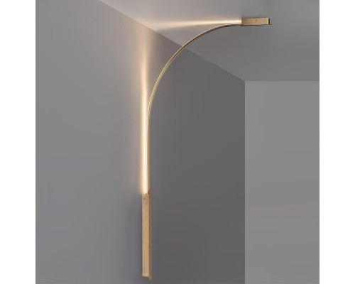 7154/100A HIGHTECH ODL26 Угловой элемент для инсталляции  бронзовый/акрил/металл IP20 LED 16W 550Лм 3000K 120° 24V FINO XS