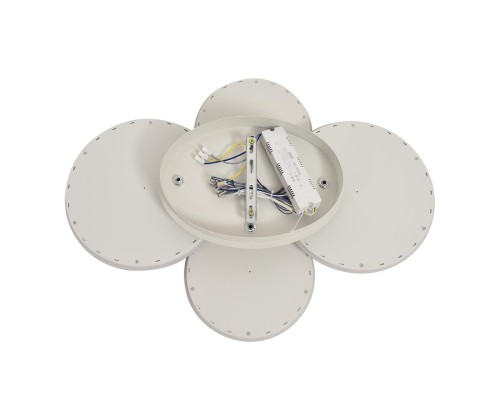 8380/95CL LEDIO LN белый, металл/акрил Умная люстра потолочная с ПДУ и голосовым управлением LED 95W 3000-6500К 220V ALIS SMART