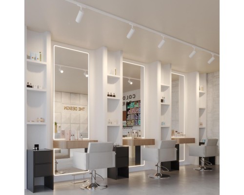 359585 PORT NT25 000 белый Светильник трехфазный трековый светодиод. с переключ. цв. темпер. и мощности IP20 LED 30-35-40W 220-240V 3000К\4000К\5700К