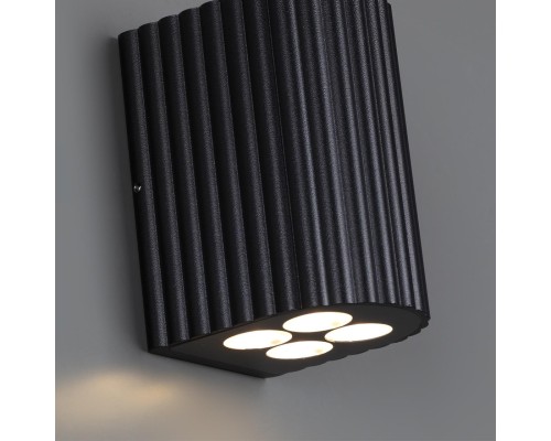 7127/8WL NATURE ODL25 Фасадный светильник черный/металл IP54 LED 8W 10°  220-240V GLENN