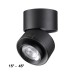 358946 OVER NT22 черный Светильник накладной светодиодный IP20 LED 4000К 18W 220V EDDY