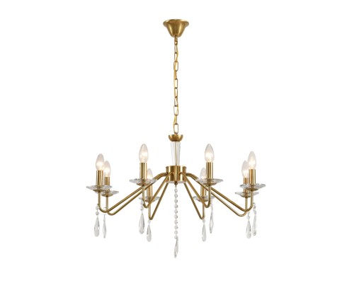 8319/8 CLASSI шампань/прозрачный, металл/хрусталь Люстра E14 8*40W 220V SEVERINA