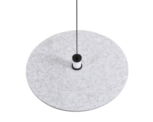 8295/11AL LEDIO черный/светло-серый/темно-серый, металл/фетр/акрил Подвес LED 11W 3000K 220V FELTA