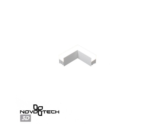 359608 OVER NT25 000 белый Светильник соединитель «L» с переключ. цв. температуры IP20 LED 8W 220-240V 3000К\4000К\6000К FATTO