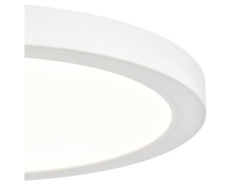 7754/12L MITRA LED SN Светильник пластик/белый LED 12Вт 3000-6500К D170 IP20 CCT/датчик движения NEBULA