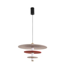 8296/11AL LEDIO черный/бежевый/бурый, металл/фетр/акрил Подвес LED 11W 3000K 220V FELTA