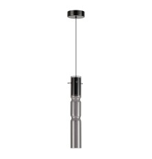 5059/5L PENDANT ODL24 323 черный/дымчатый/металл/стекло Подвес LED 5W 3000K SCROW