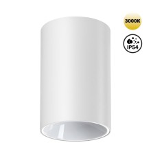 359416 OVER NT24 000 белый Светильник накладной влагозащищенный IP54 LED 10W 170-265V 3000К 830Лм RECTE