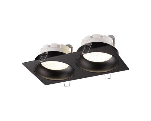 371008 WIR NT25 000 черный Светильник встраиваемый IP20 GX53 12W 220-240V GEMINI