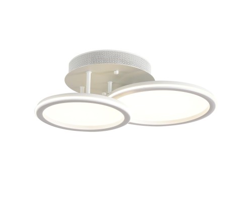 8380/45CL LEDIO LN белый, металл/акрил Умная люстра потолочная с ПДУ и голосовым управлением LED 45W 3000-6500К 220V ALIS SMART