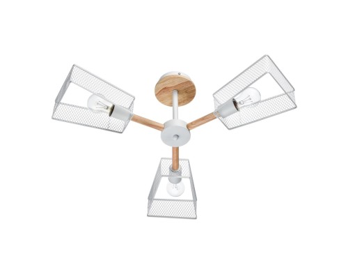 8246/3C COUNTY LN25 белый, металл/дерево Люстра потолочная Е27 3*60W 220V IRMA