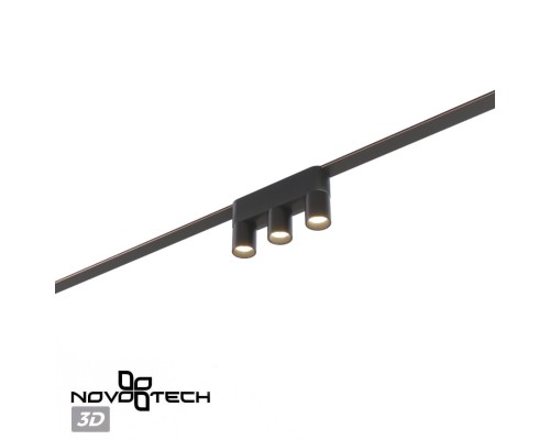 359477 SHINO NT24 108 черный Трековый смарт-светильник для низковольтного шинопровода с двумя режимами работы IP20 LED 6W 24V 3000-6000K EASY