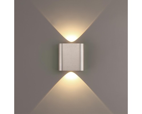 7106/2WL HIGHTECH ODL26 Настенный светильник светильник матовый никель/металл IP20 LED 2W 3000K 220V MAGNUM