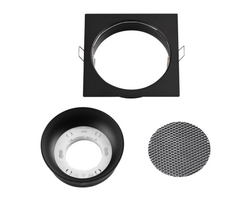 371006 WIR NT25 000 черный Светильник встраиваемый IP20 GX53 12W 220-240V GEMINI